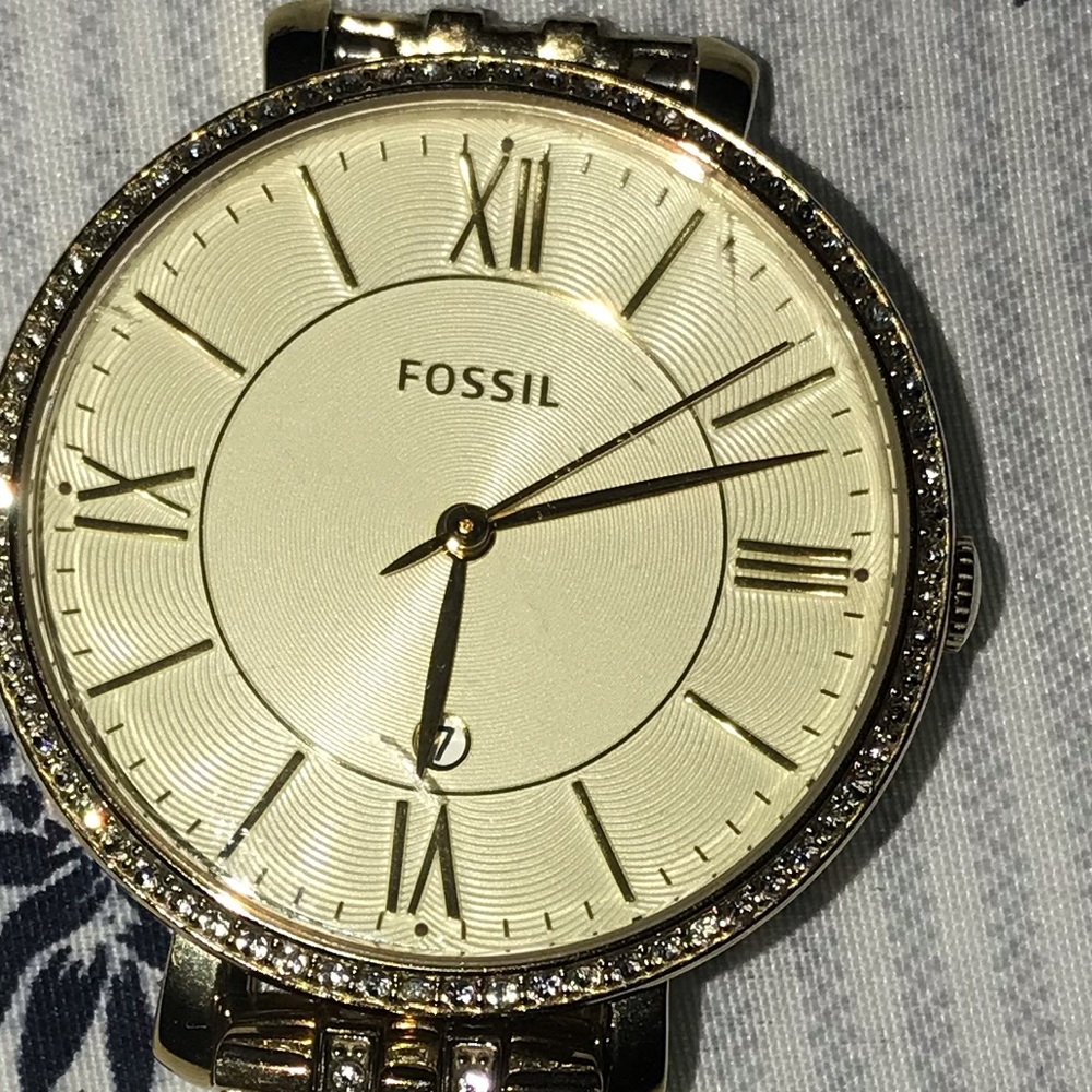 Fossil gold watch - Picture 5 of 5